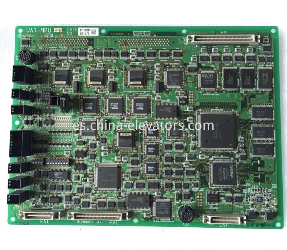 Placa base del elevador UA7-MPU Hitachi MRL UA7-MPU Hitachi MRL Elevator Mainboard